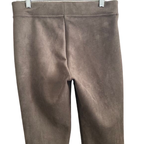 Andrew Marc Pants Womens Small Faux Suede Gray - Picture 5 of 11